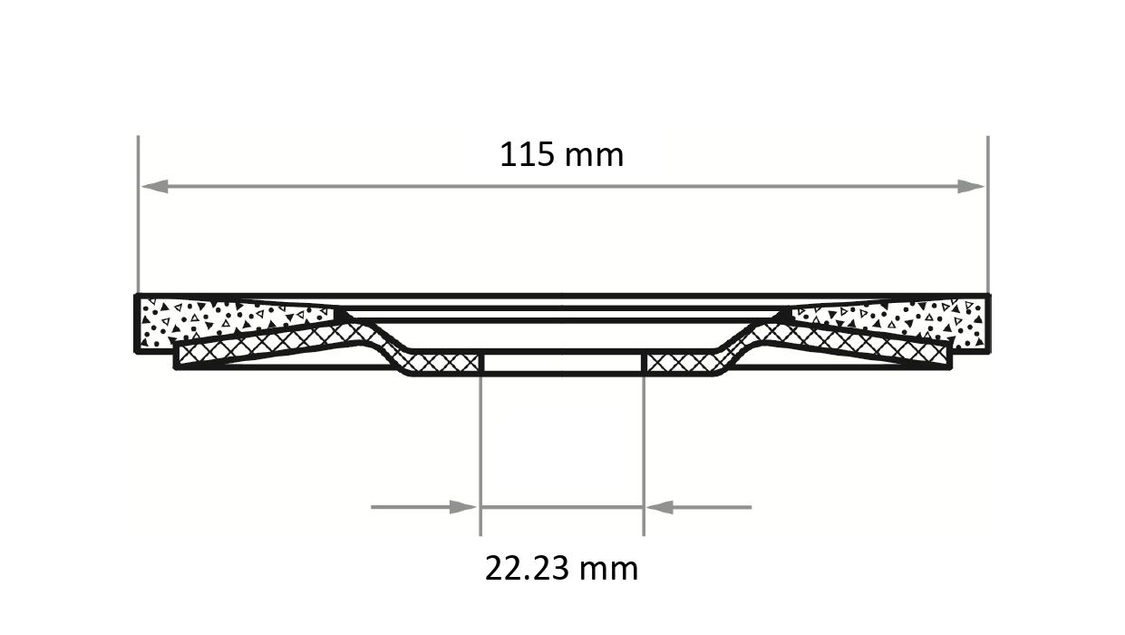 Flap Disk V2 POWER 115x22,23mm ZK Power 40 - YGM | Yüzey